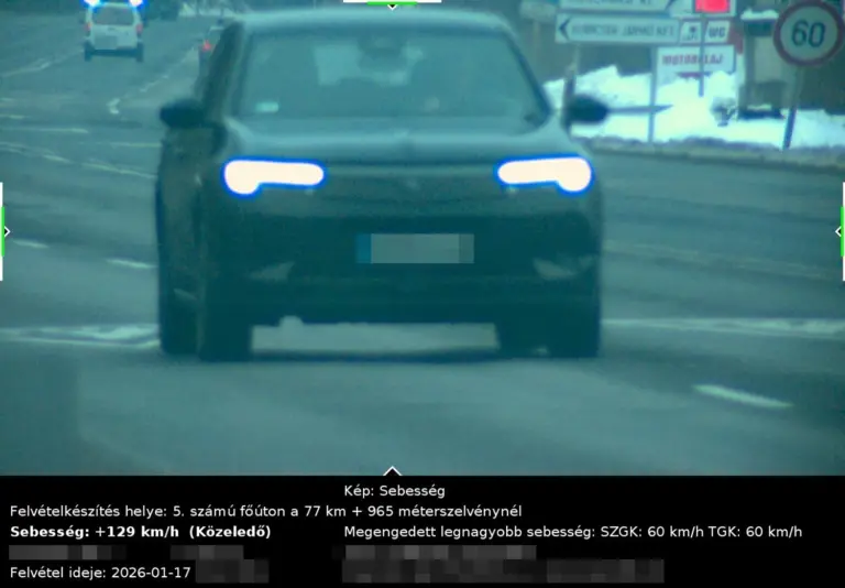 Csúnya bírságot szedett össze valaki ezzel a kicsi SUV-val!