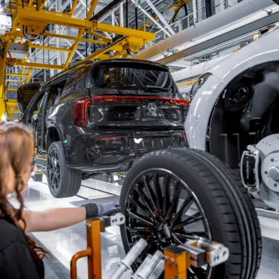 Start der Serienproduktion des neuen Mercedes-Benz GLB im Werk KecskemétStart of production of the new Mercedes-Benz GLB at the Kecskemét plant