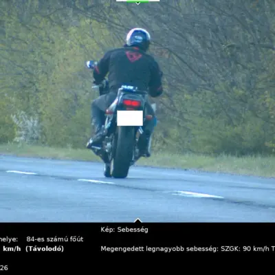 84. sz. főút - Nemeskeresztúr - 158 kmh