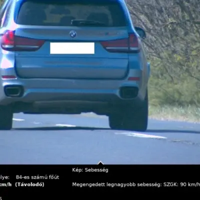 84. sz. főút - Nemeskeresztúr - 169 kmh