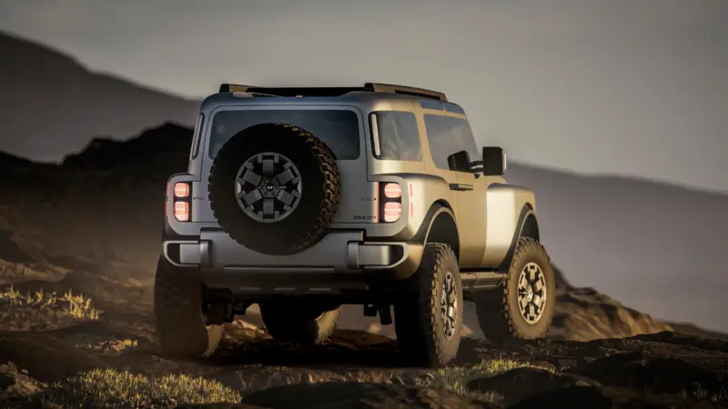 Hyundai Boulder Concept hátulról pótkerékkel